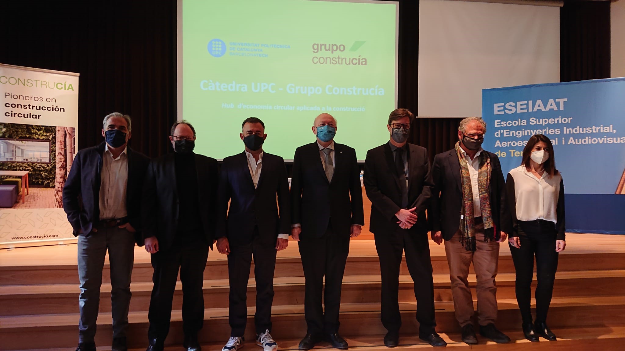 La UPC y el Grupo Construcía crean una cátedra de empresa para impulsar el talento en economía circular