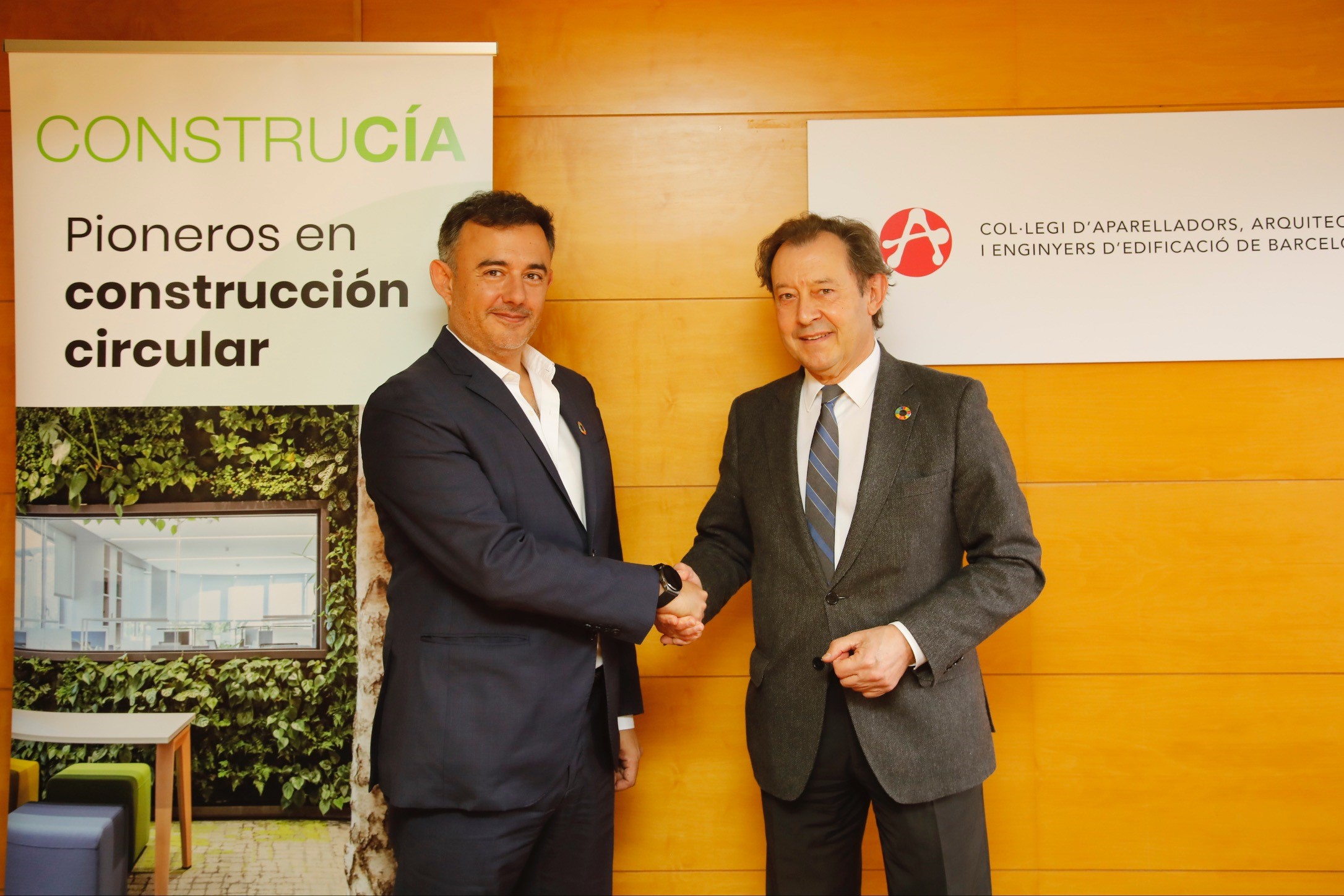 CAATEEB y Grupo Construcía impulsarán la innovación y el talento en la construcción circular